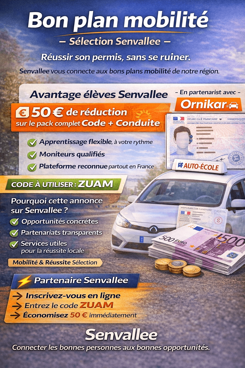 Bon plan mobilité – Sélection Senvallee